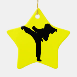 Karate Julgransprydnad Keramik