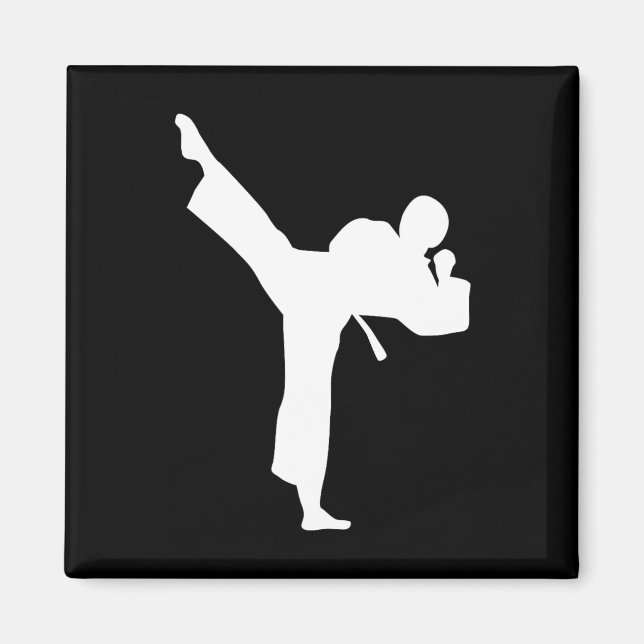 Karate kämpen  magnet (Framsidan)