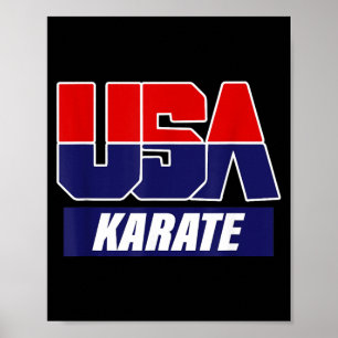 Karate kampsport 2021 USA Lag Poster