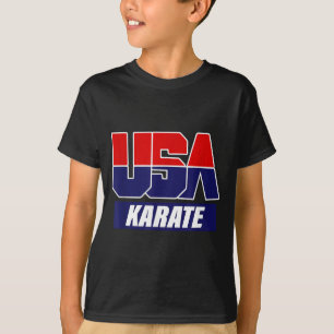 Karate kampsport 2021 USA Lag T Shirt