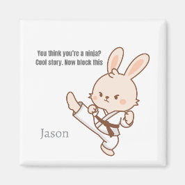 Karate Kanin Magnet 