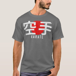 Karate Kanji Martial Arts Japan GYM Dojo Japanska T Shirt