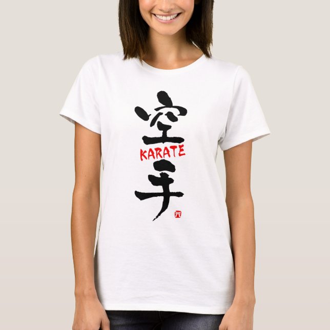 Karate-KANJI Tee Shirt (Framsida)