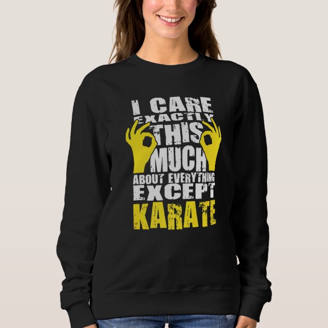 Karate Karate Design T Shirt (Framsida)