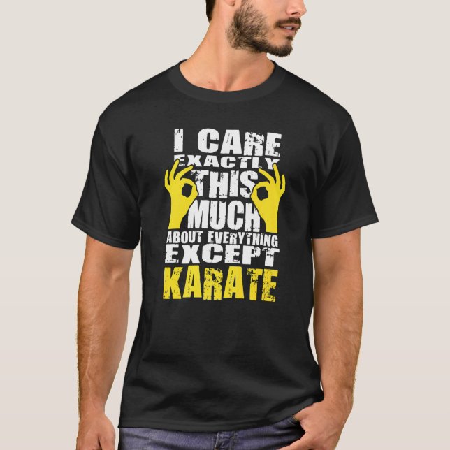 Karate Karate Design T Shirt (Framsida)