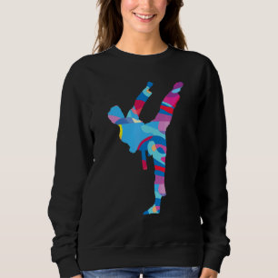 Karate Karate Färgrik Grafik T Shirt