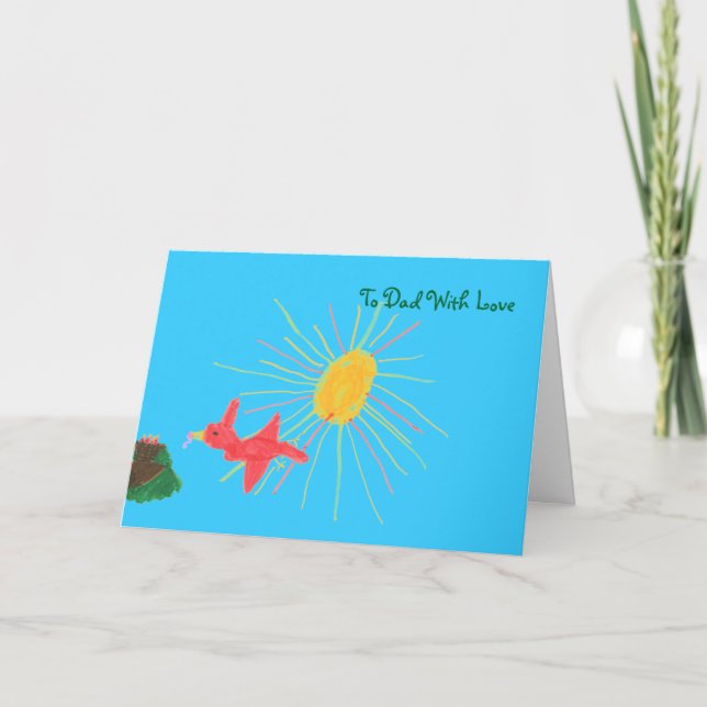 Karate Kat Graphics fars dag kort (Framsida)