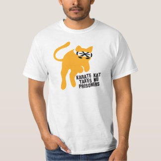 Karate KAT (katt) tar inga fång Tee