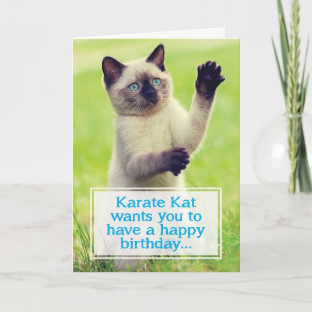 Karate Kat kommer att behålla ditt kort för njur (Framsida)