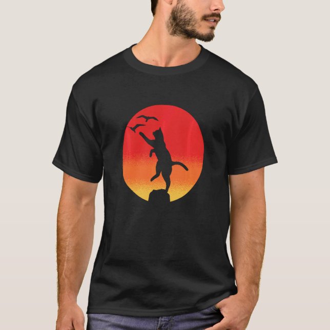 Karate Katt Katt Kungfu Söt Kid T Shirt (Framsida)
