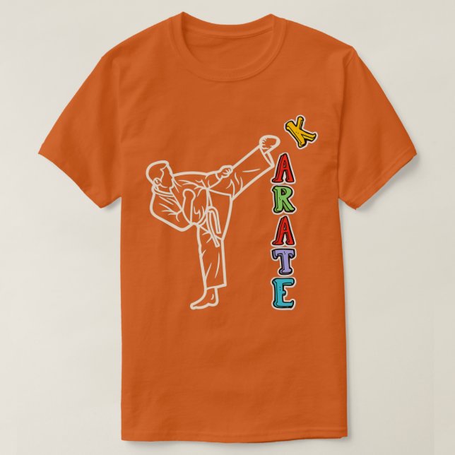 Karate Kick 1 T Shirt (Design framsida)