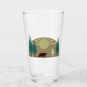 Karate Kick Bear Glaskopp