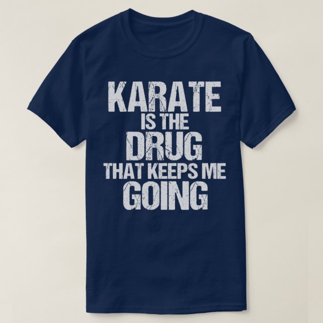Karate Kick Martial Arts Gift Karate Fighter T Shirt (Design framsida)