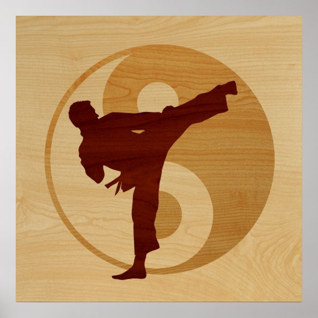 Karate Kick-Yin Yang. Poster (Framsidan)