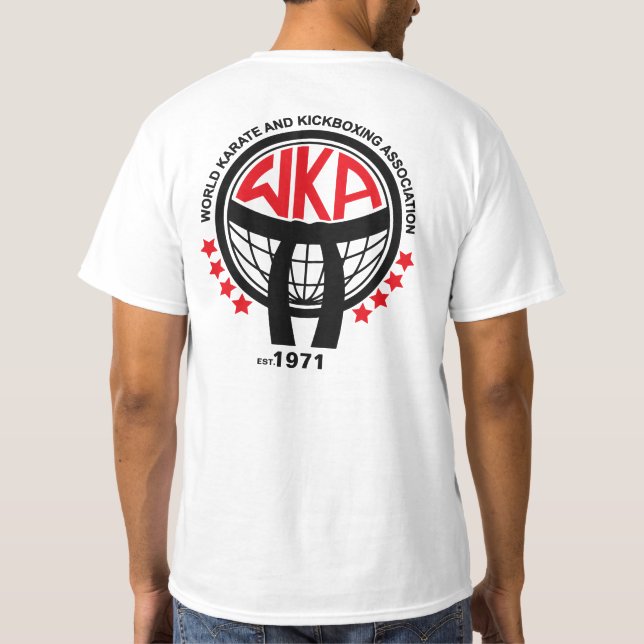 karate kickboxing Classic stil T Shirt (Baksida)