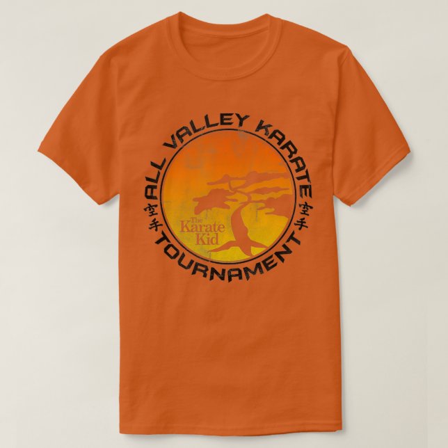 Karate Kid All Valley Karate Tournament T Shirt (Design framsida)