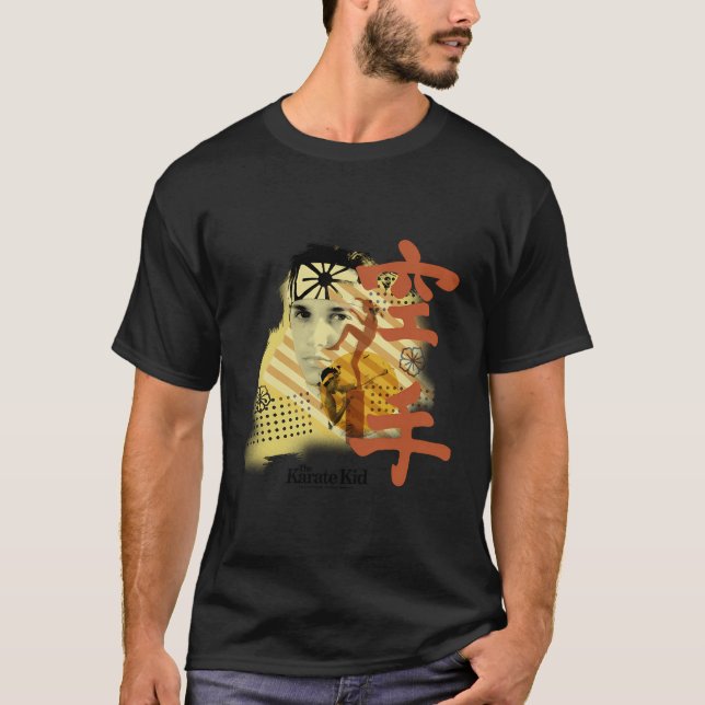 Karate Kid Daniel Larusso Fighting Spirit T Shirt (Framsida)