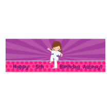 Karate Kid Girl Lila Rays Poster Lila Bälte