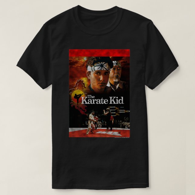 Karate Kid Movie Poster titta på  T Shirt (Design framsida)