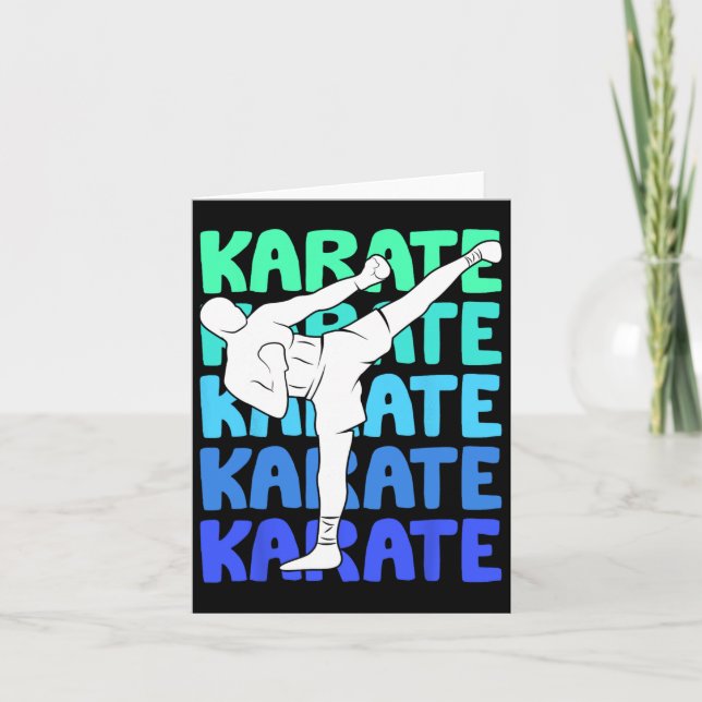 Karate Kids Boys Kort (Framsida)