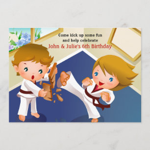 Karate Kids-inbjudan Inbjudningar