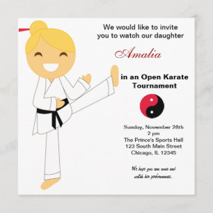 Karate Kids Tournament Inbjudningar