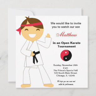 Karate Kids Tournament Inbjudningar