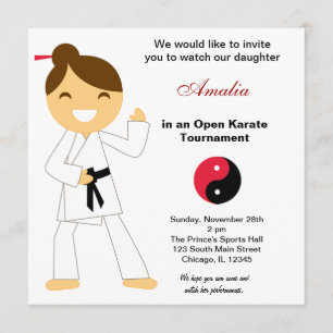 Karate Kids Tournament Inbjudningar