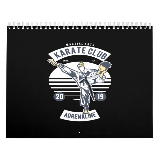 karaté klubb adrénaline kalender (Omslag)