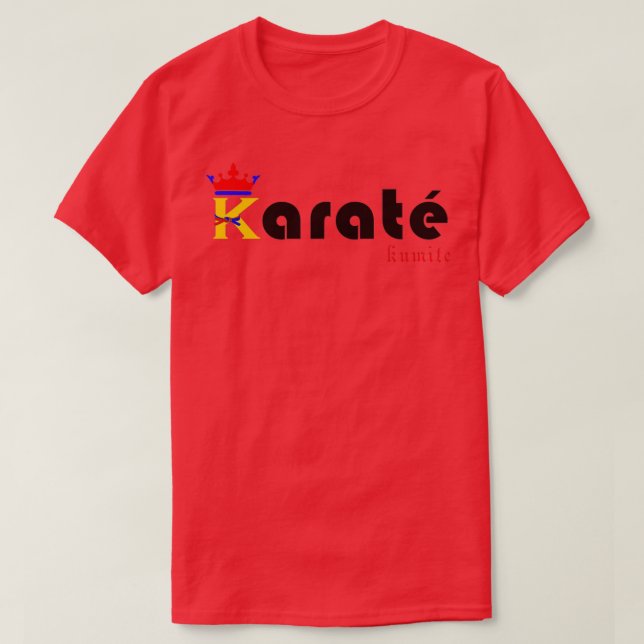 Karate Kumite T T Shirt (Design framsida)