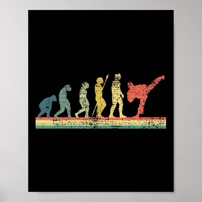 Karate Kung fu Material Arts Poster (Framsidan)