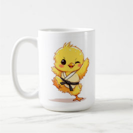 Karate Kyckling Kaffe Mugg