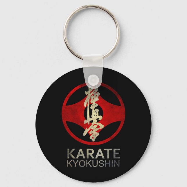 Karate Kyokushin Nyckelring (Framsida)
