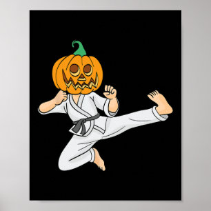 Karate Lazy Halloween Costume Coola Martial Arts P Poster