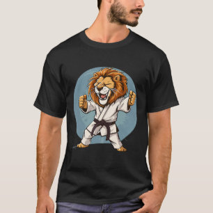Karate Lejon Kickboxing Taekwondo Jiu-jitsu Mma Ma T Shirt