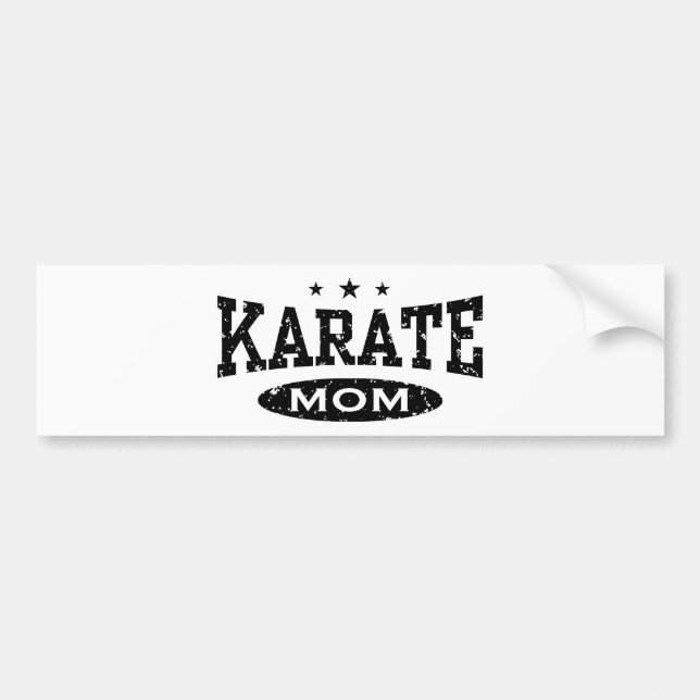 Karate Mamma Bildekal (Framsidan)