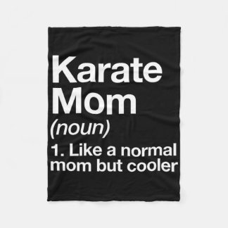 Karate Mamma definition är praktisk och lätt att a Fleecefilt