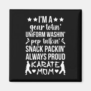 Karate Mamma Definition Karate Mor Karate Mamma Magnet