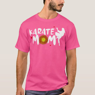 Karate Mamma för Women Cute Karate T Shirt