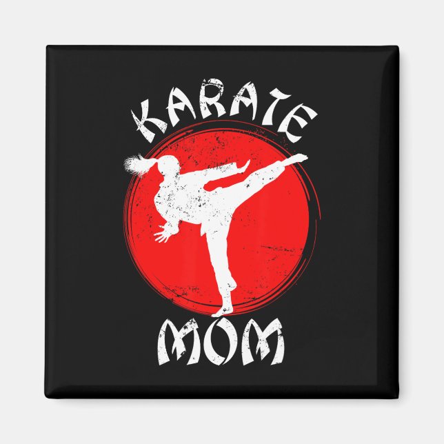 Karate Mamma Karate Magnet (Framsidan)