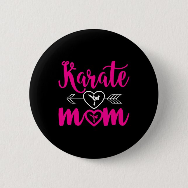 Karate Mamma - Mamma kan göra Karate Knapp (Framsida)
