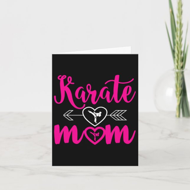 Karate Mamma - Mamma kan göra Karate Kort (Framsida)