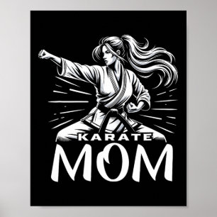 Karate Mamma Martial Arts Mor Family Bonding Poster
