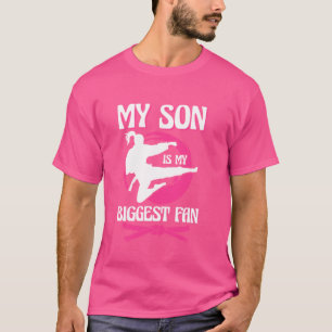 Karate Mamma Min son är min största martialkonst i T Shirt