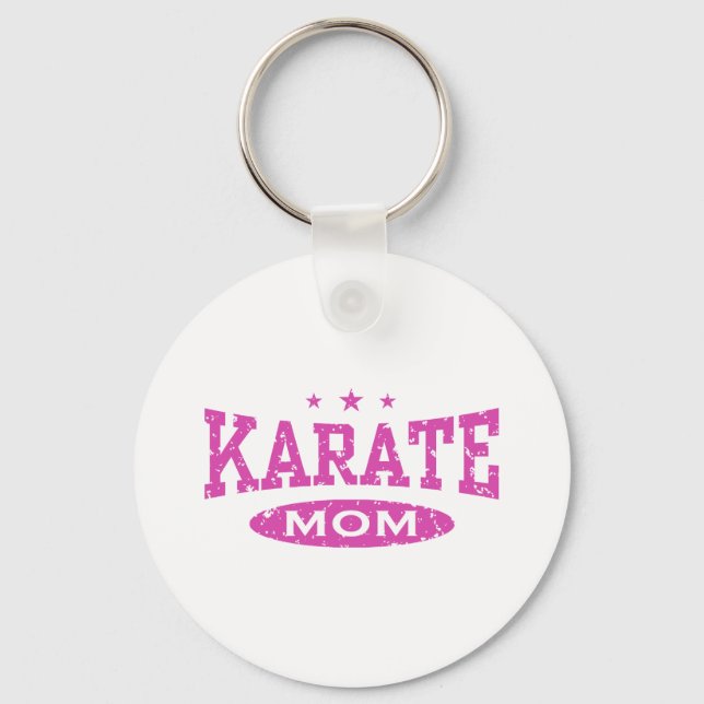 Karate Mamma Nyckelring (Framsida)