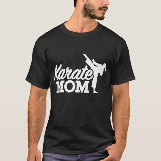 Karate mamma t shirt (Framsida)