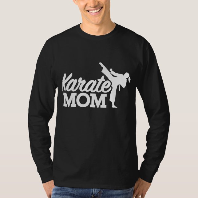 Karate mamma t shirt (Framsida)