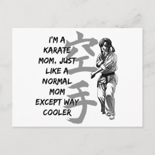 Karate Mamma Vykort