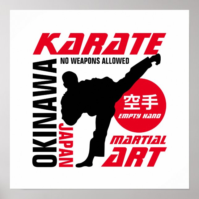 Karate Man Poster (Framsidan)