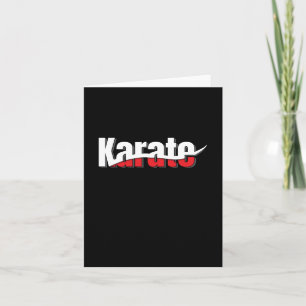 Karate Martial Arts Abstrakt Swant Kort